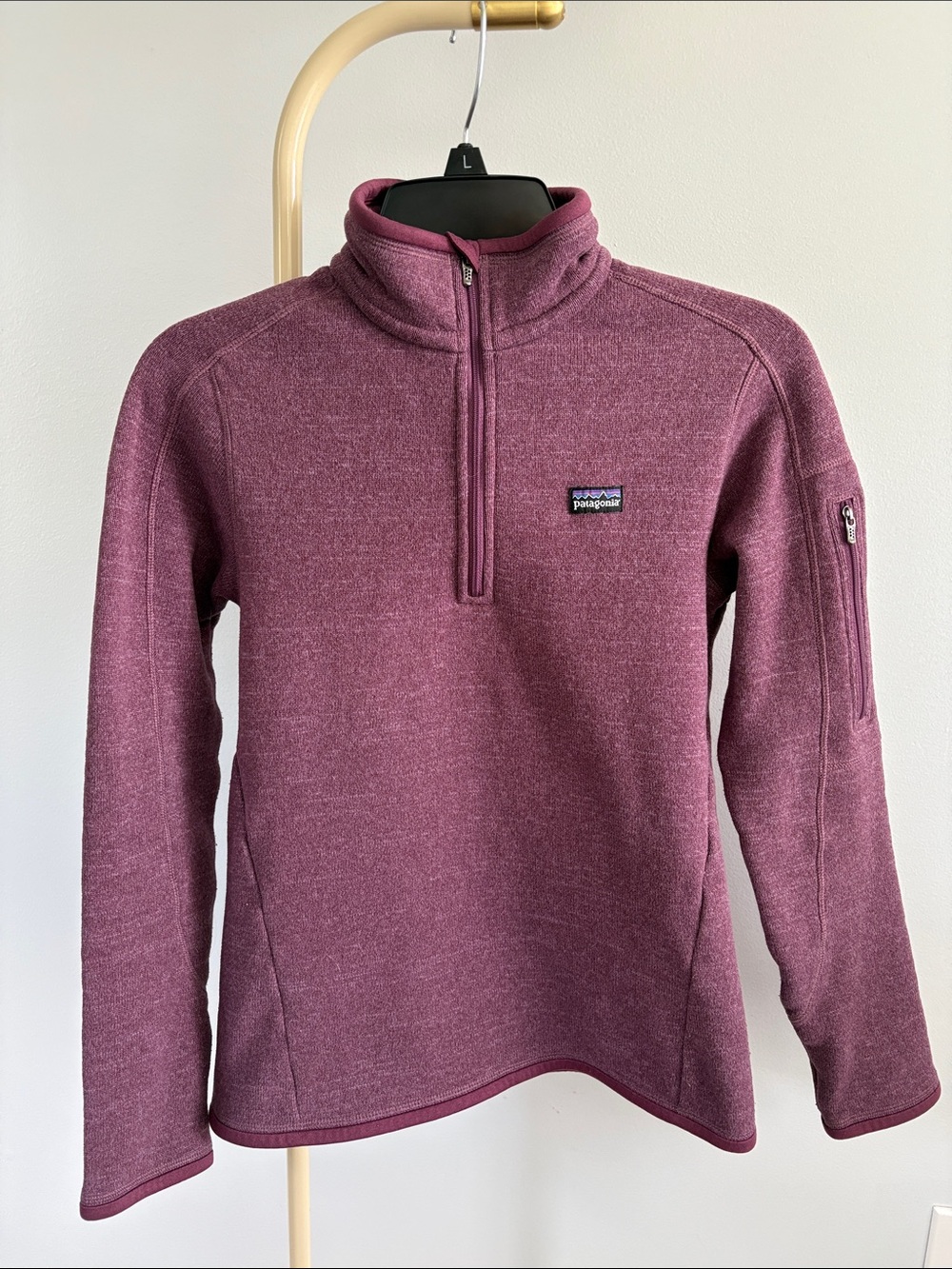 Patagonia Plum Better Sweater Quarter-Zip Fleece Pullover - Size S